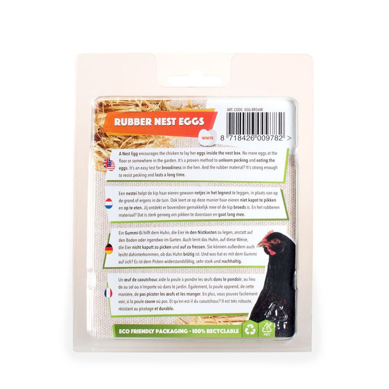 Redesägg Gummi 2-pack Vit 56 mm