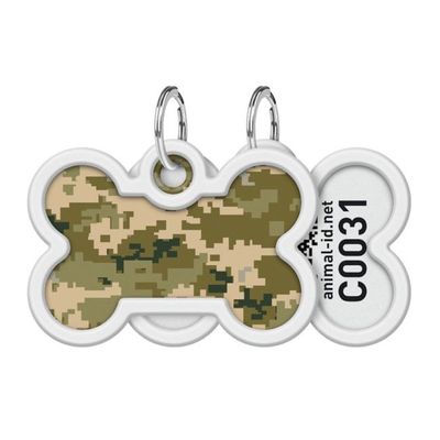 WAUDOG Smart ID Bricka för Hund & Katt, Military