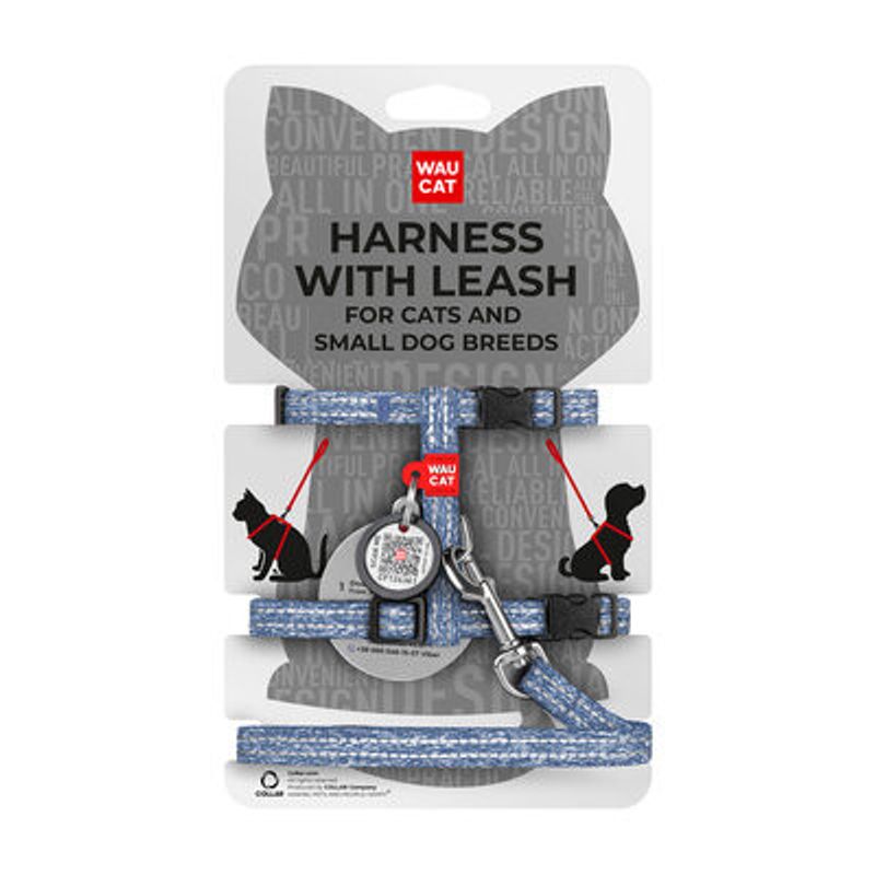 WAUDOG Re-Cotton Kattsele Valpsele med koppel