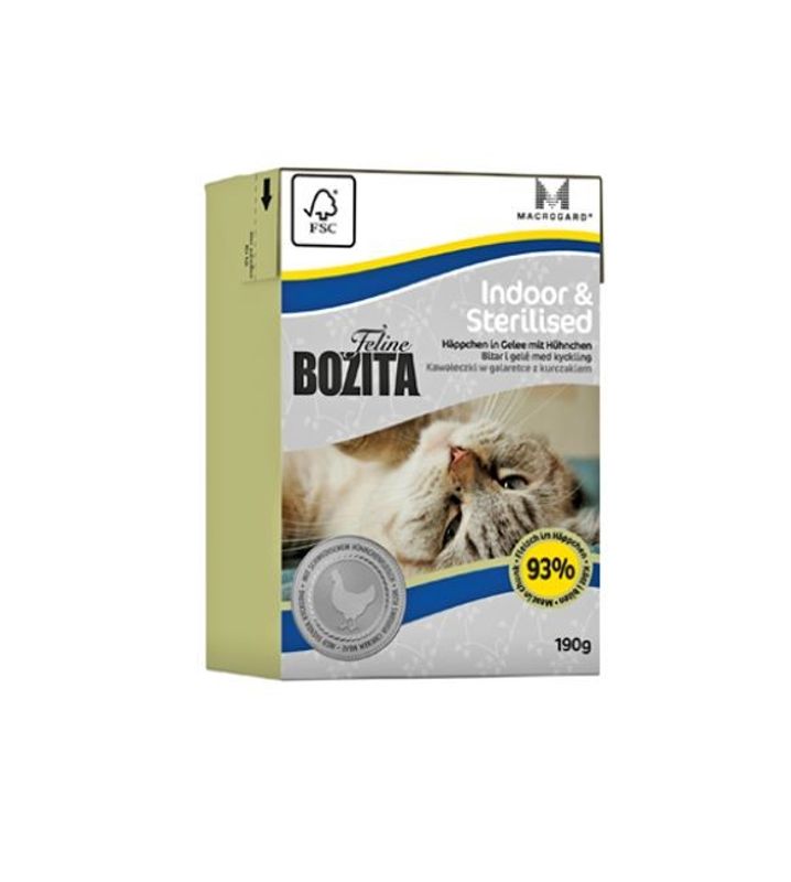 Bozita Katt Feline Tetra Indoor & Sterilised 190 g