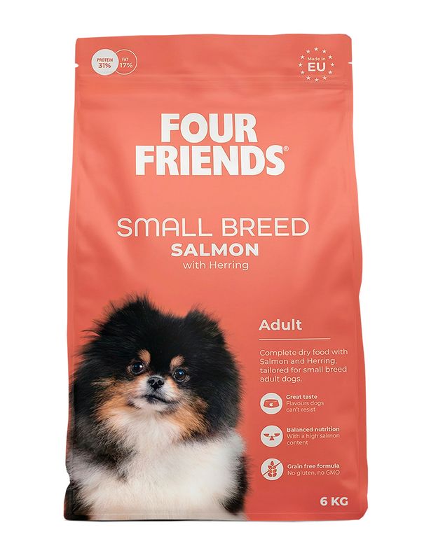 FourFriends Dog Small Breed Salmon