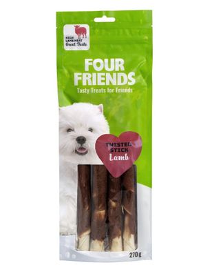 FourFriends Dog Tugg Sticks Lamb 25cm 4st