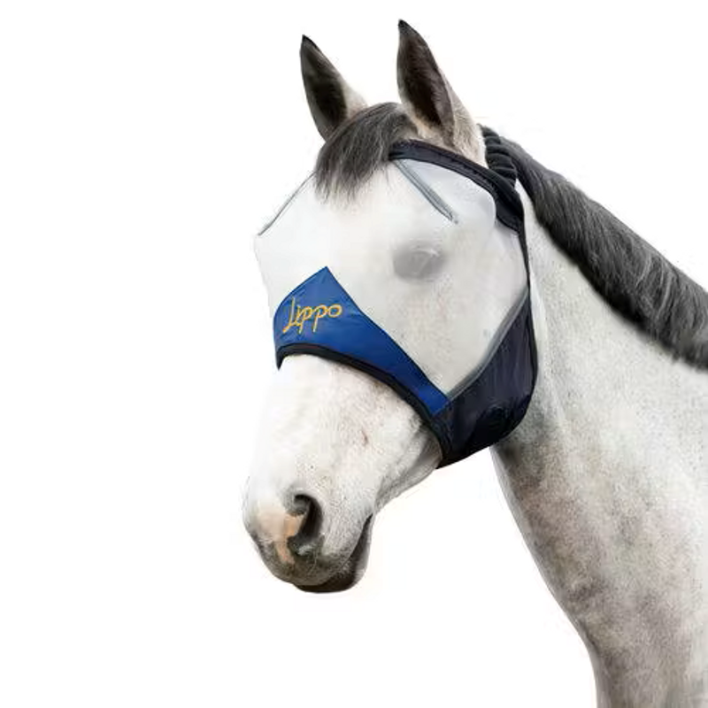 Lippo Pro Series Flughuva utan öron Marinblå & Vit