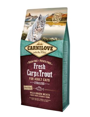 Carnilove Cat Fresh Carp & Trout Sterilised Adult