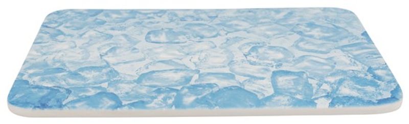 Kylplatta för kanin och marsvin 28 x 20 cm blå