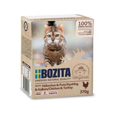 Bozita Tetra Bitar Kyckling & Kalkon Sås  370g