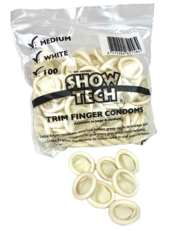 Trim-fingerskydd i Latex 100pack