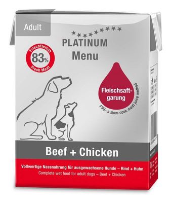 Platinum MENU Beef & Chicken