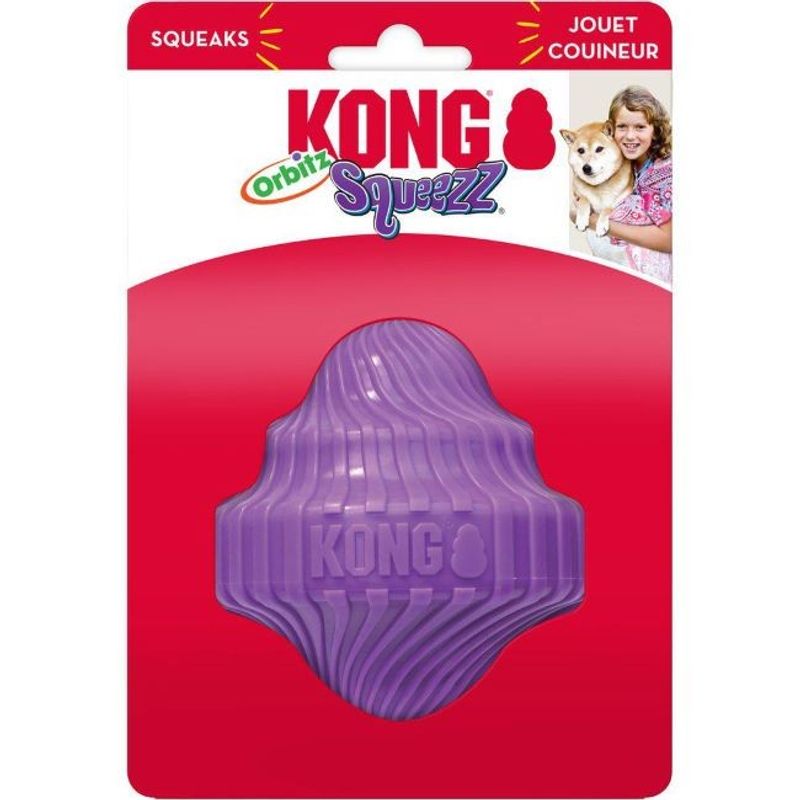 Kong Squeezz Orbitz Spin Top Mix M/L 14,5X11X9cm