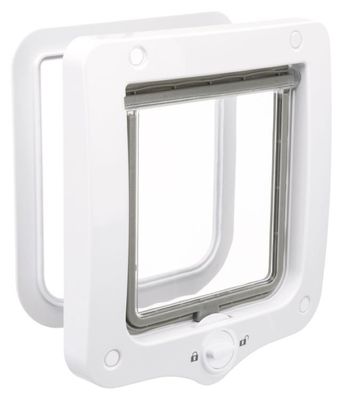 Kattdörr 2-vägs,20x22 cm, vit