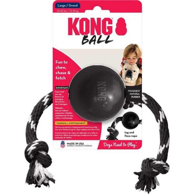 Kong Extreme Ball med rep L