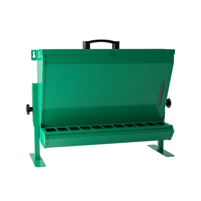 Foderautomat Pulverlackad Stål 12kg