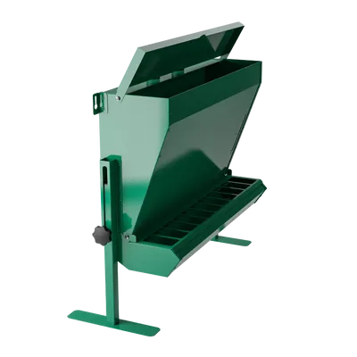 Foderautomat Pulverlackad Stål 12kg