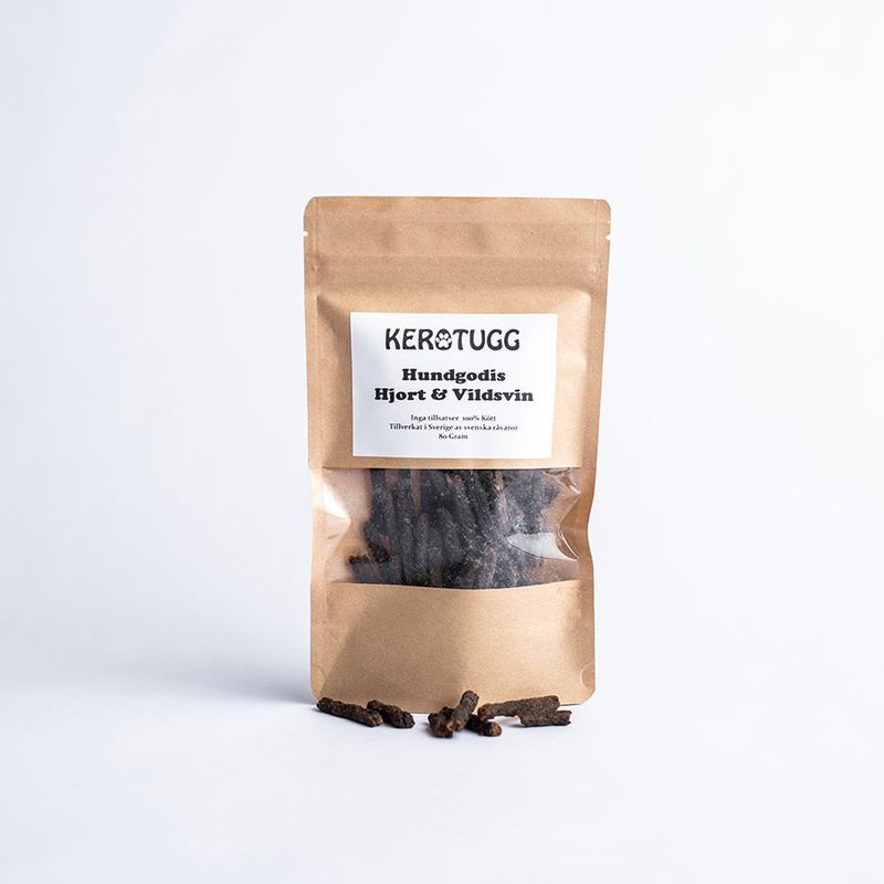 Kerotugg Hundgodis av Hjort & Vildsvin 80 g