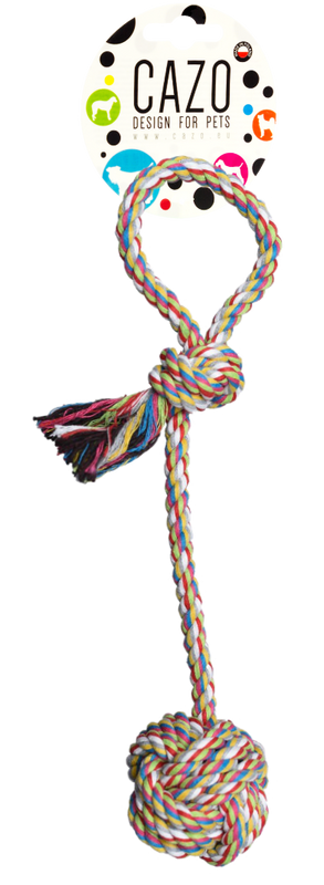 Repboll med Handtag Hundleksak