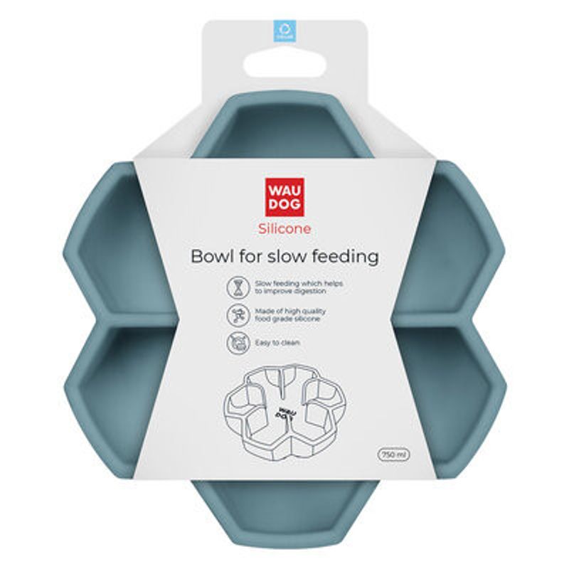 WAUDOG Slowfeed skål Silikon