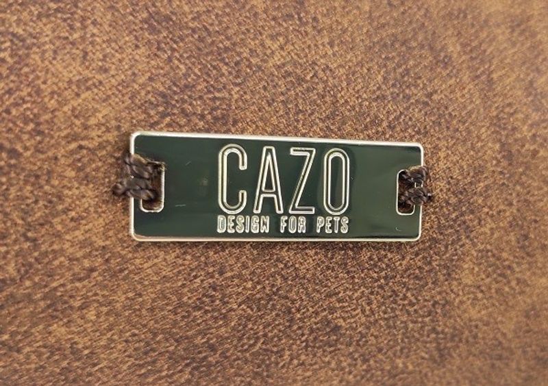 CAZO Hundbädd Premium Läder & Tweed