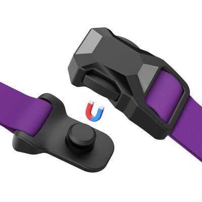 WAUDOG Waterproof Hundhalsband Magnetiskts lås Lila