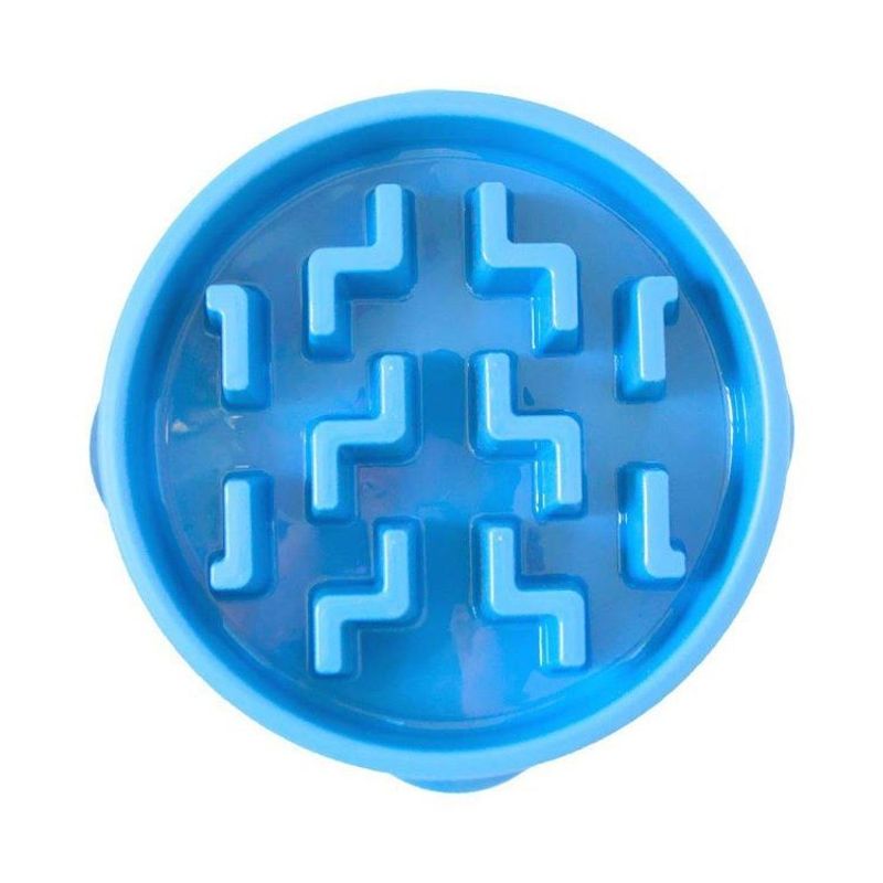 Fun Feeder Slo Bowl, Blå