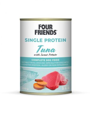 FourFriends Dog Tuna & Sweet Potato 400g
