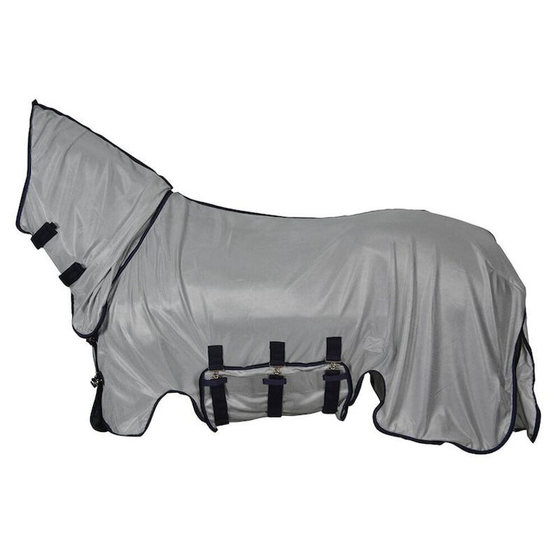 Hansbo Sport Flugtäcke med hals Bug Silver