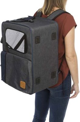 Tara ryggsäck 2 i 1 grå/blå