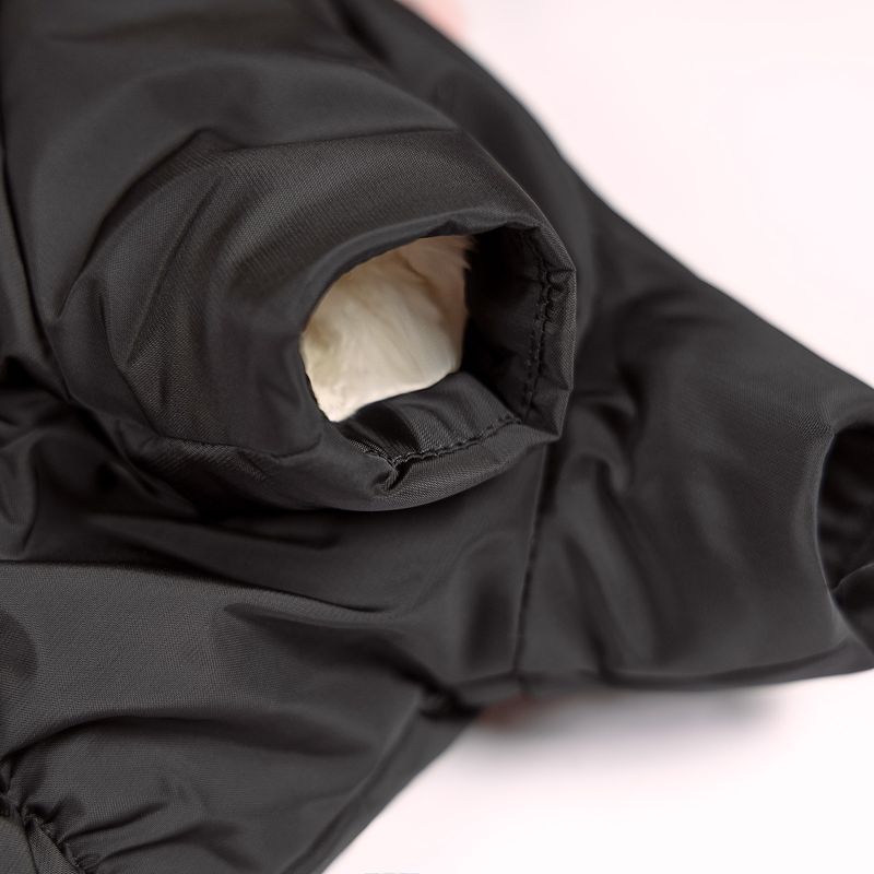 Hundjacka Mery med fuskpäls Sele