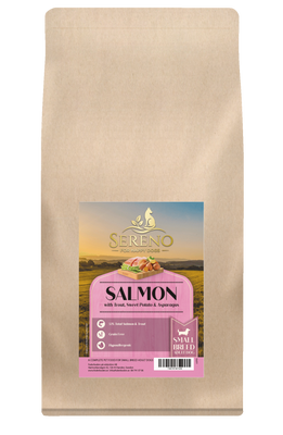 Sereno Grain Free Adult Small Breed Lax med Öring