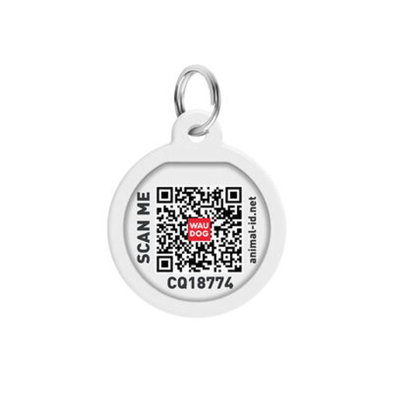 WAUDOG Smart ID Bricka för Hund & Katt Monster eye Rund