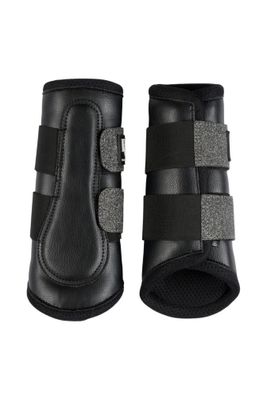 HG Lux Dressyrskydd Svart/grå glitter