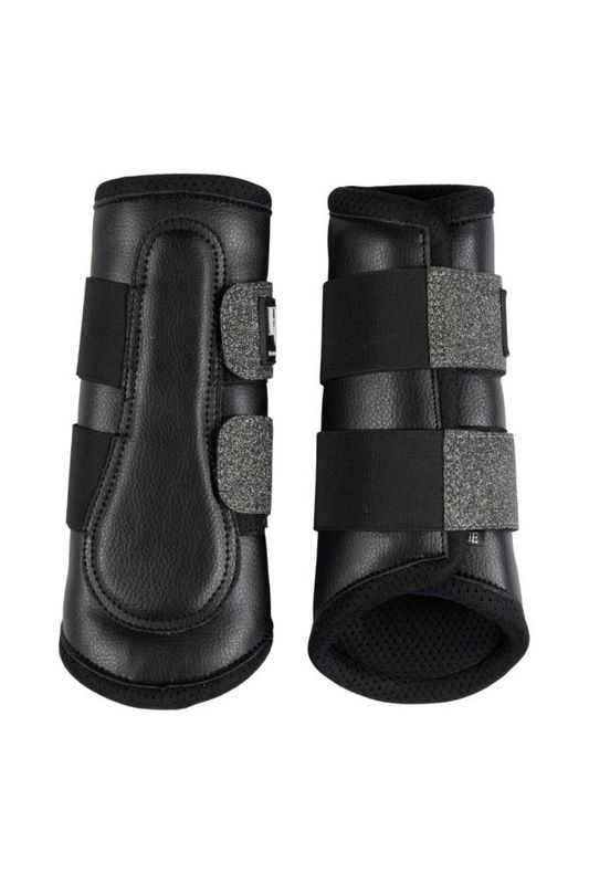 HG Lux Dressyrskydd Svart/grå glitter