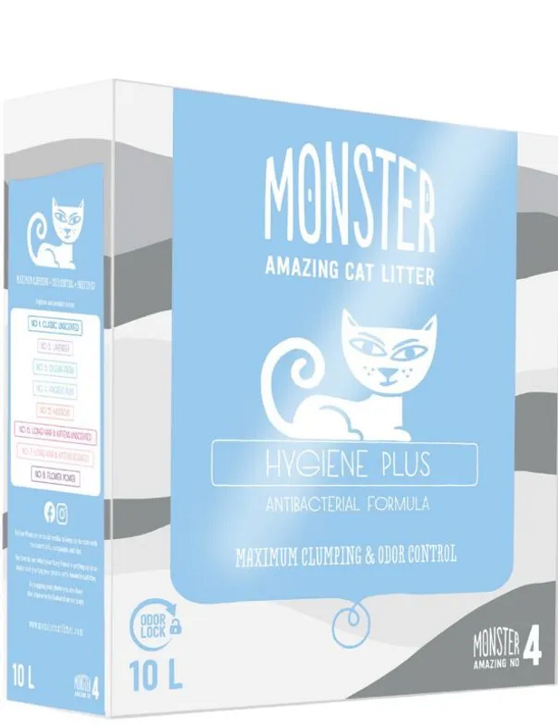 Monster Kattsand Hygiene Plus 10L