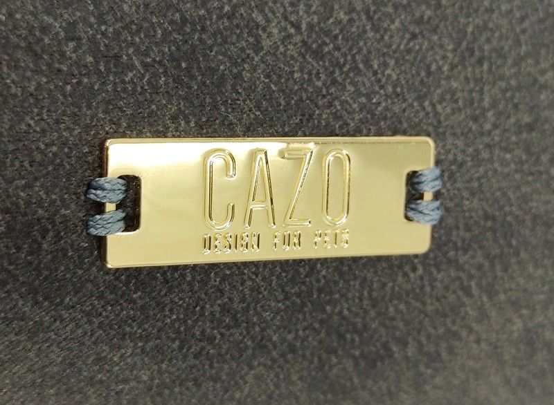 CAZO Hundbädd Premium Svart Läder & Tweed