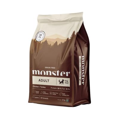 Monster Dog GF Adult All Breed Chicken/turkey