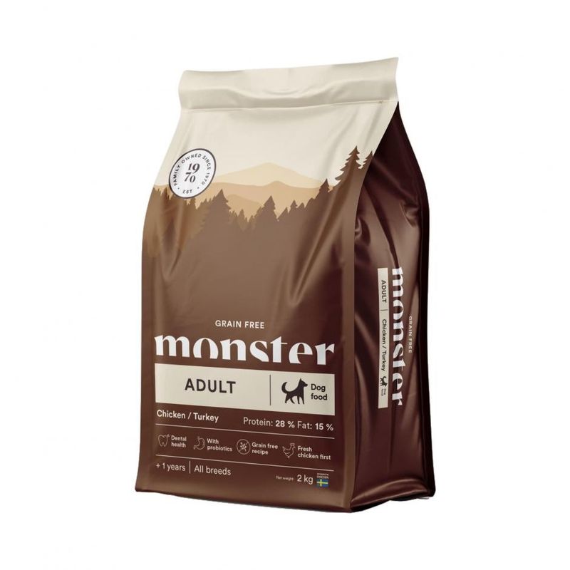 Monster Dog GF Adult All Breed Chicken/turkey