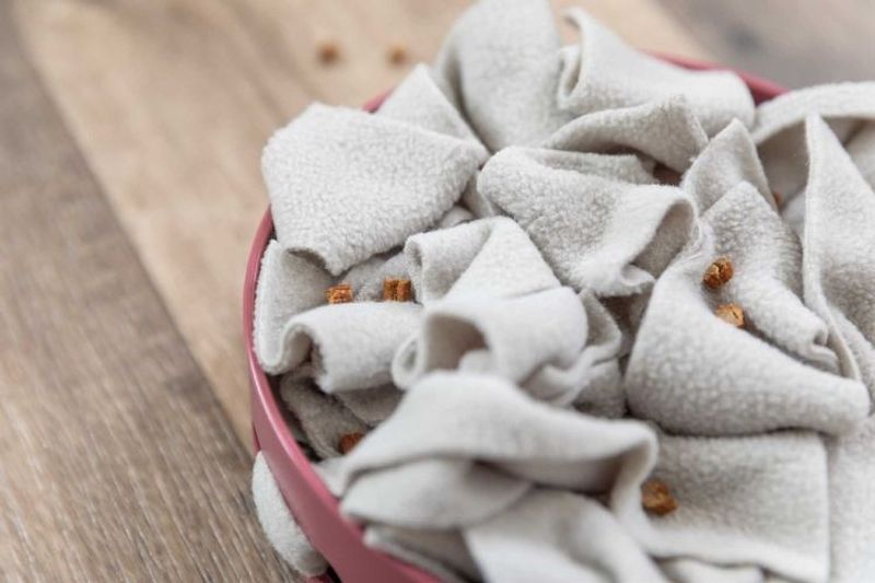 Cat Activity Hide'n'Sniff skål, plast, ø18 cm