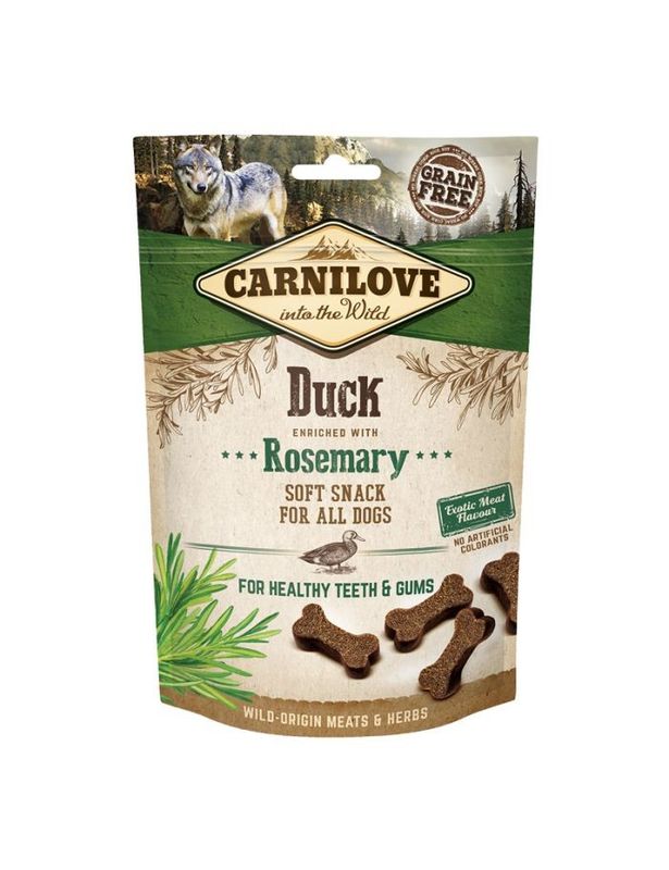 CarniLove Dog Semi Moist Snack Duck with Rosemary 200g
