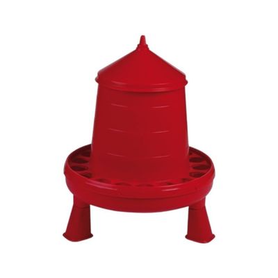 Foderautomat i plast med ben (4kg)