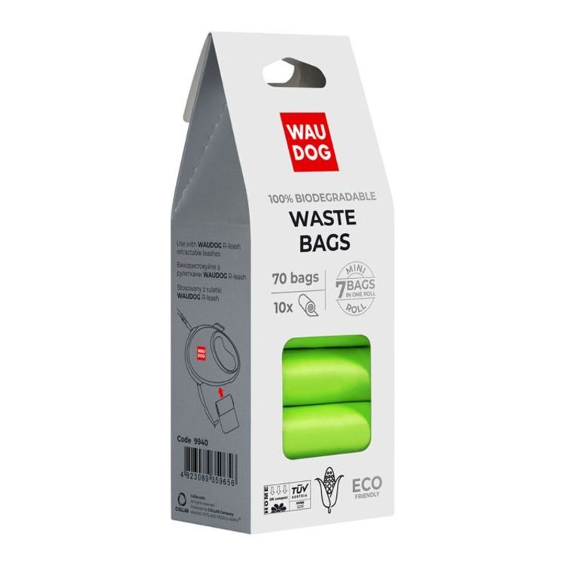WAUDOG Nedbrytbara Hundbajspåsar 70st