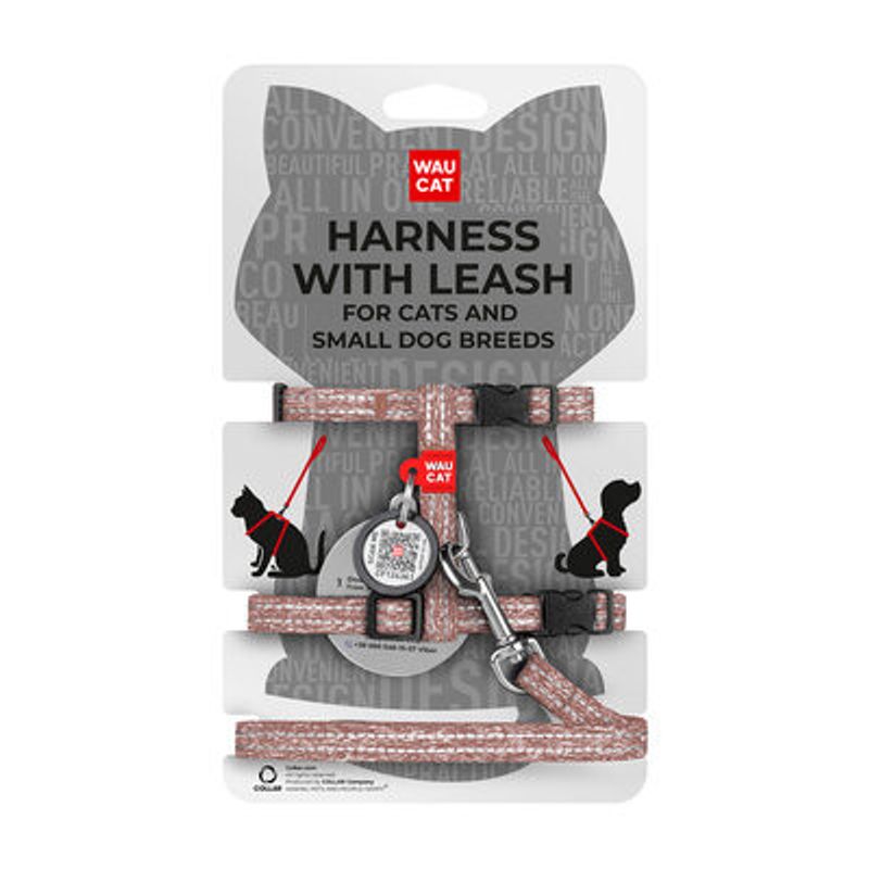 WAUDOG Re-Cotton Kattsele Valpsele med koppel