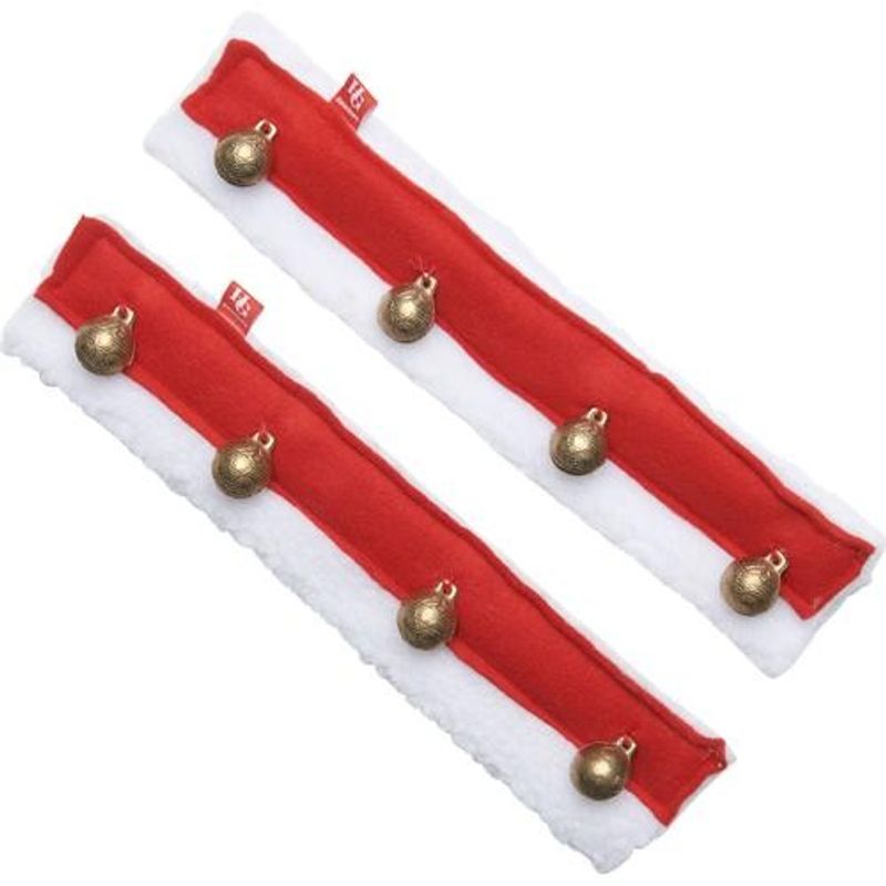 HG Jul tygelbjällror röd, 2 st onesize