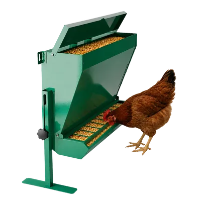 Foderautomat Pulverlackad Stål 12kg