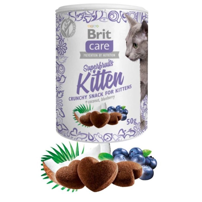 Brit Care Cat Snack Superfruits Kitten 100g