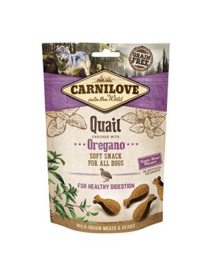 CarniLove Dog Semi Moist Snack Quail with Oregano 200g