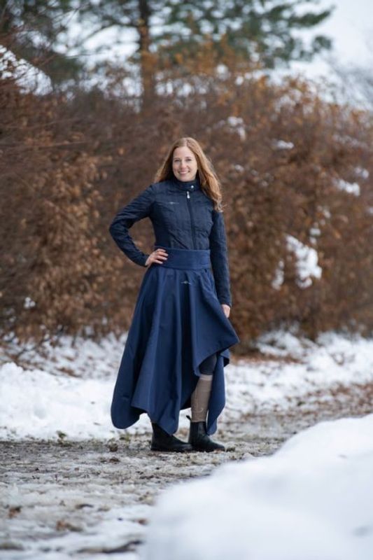 Täckkjol Thermo Marinblå