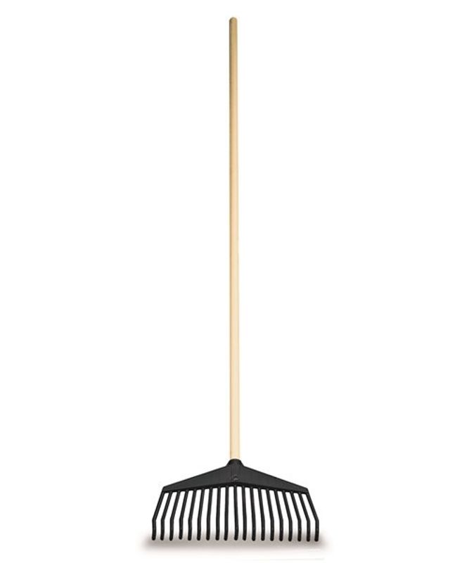 Lövräfsa inkl skaft Svart