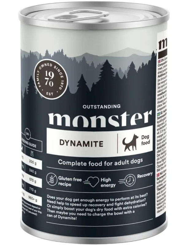 Monster Dog Våtfoder Adult Dynamite 400g