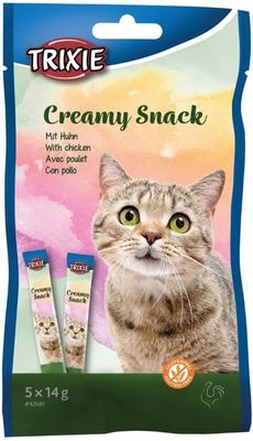 Creamy Snacks Kyckling till Katt 5x14 g
