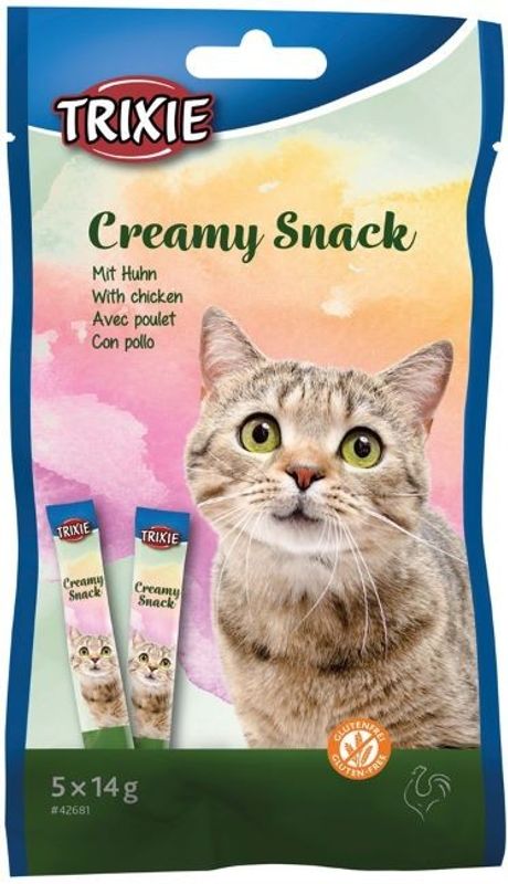 Creamy Snacks Kyckling till Katt 5x14 g