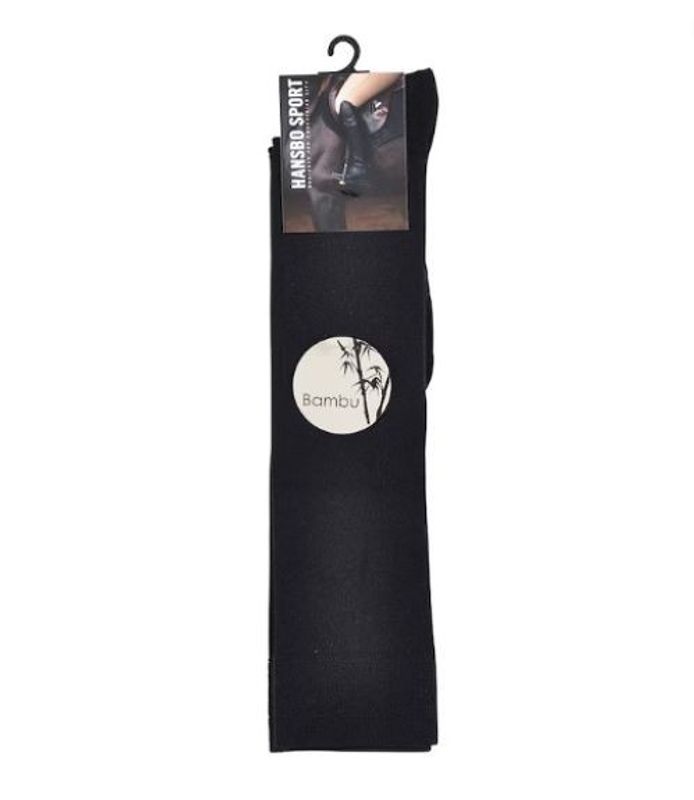 HS Ridstrumpa i bambu Svart/grå